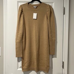 Wayf sweater dress M camel color